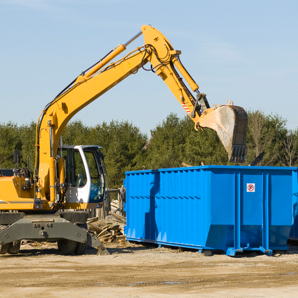 can i request a rental extension for a residential dumpster in Russell Gardens NY